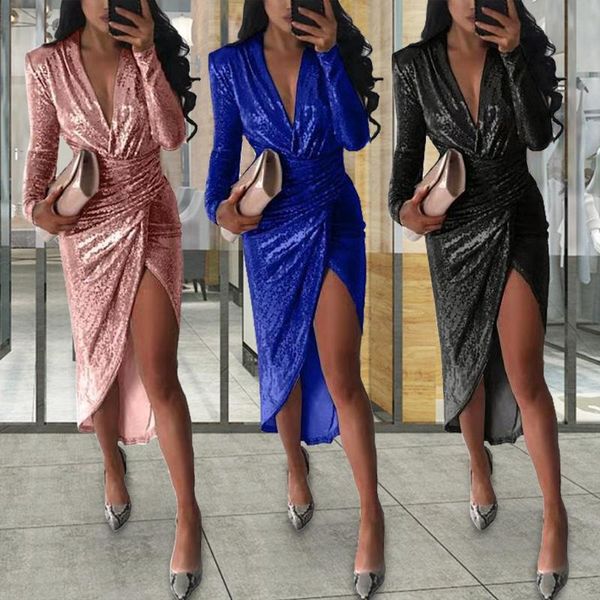 spring fashion explosion ladies v-neck sequins irregular dress women v-neck party irregular evening nightclub, Black;gray
spring fashion explosion ladies v-neck sequins irregular dress women v-neck party irregular evening nightclub, Black;gray