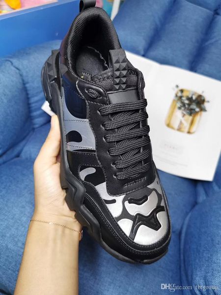 new rockrunner camouflage sneaker luxury climbers trainers vintage dad shoes red leather mens running shoes women trainers 11 colors, Black
new rockrunner camouflage sneaker luxury climbers trainers vintage dad shoes red leather mens running shoes women trainers 11 colors, Black