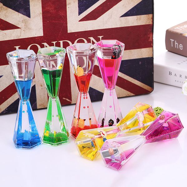 creative double color floating liquid oil acrylic hourglass liquid visual movement hourglass timer home decoration gift decor
creative double color floating liquid oil acrylic hourglass liquid visual movement hourglass timer home decoration gift decor
