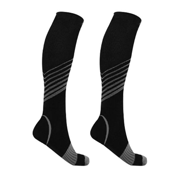 men women fashion compression socks long tube soft stripe pattern athletic sports leg support cycling elastic casual running, Black
men women fashion compression socks long tube soft stripe pattern athletic sports leg support cycling elastic casual running, Black
