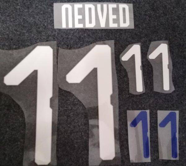 2018 czech republic retro white printing soccer nameset #11 nedved national team player's stamping letters printed plastic football sti
2018 czech republic retro white printing soccer nameset #11 nedved national team player's stamping letters printed plastic football sti