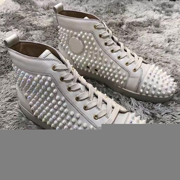high studded spikes casual flats red bottom luxury sneakers shoes with box 2017 new for mens and women party lovers designer s02, Black
high studded spikes casual flats red bottom luxury sneakers shoes with box 2017 new for mens and women party lovers designer s02, Black