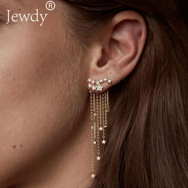 1 pair gold silver stars tassel crystal stud earring for women vintage luxury long flower earrings wedding party boucle brincos, Golden;silver
1 pair gold silver stars tassel crystal stud earring for women vintage luxury long flower earrings wedding party boucle brincos, Golden;silver