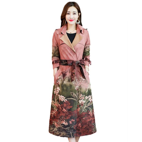 autumn suede slim printing trench coat female long section spring new temperament women printed coat blazer trench abrigo 876, Tan;black
autumn suede slim printing trench coat female long section spring new temperament women printed coat blazer trench abrigo 876, Tan;black