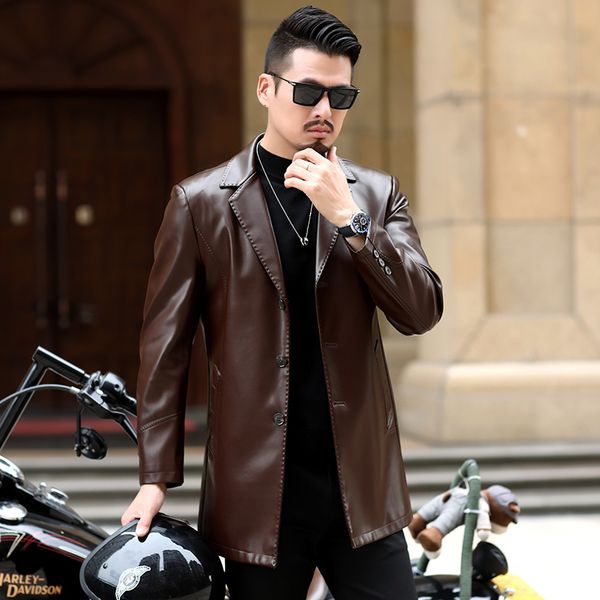motorcycle leather jacket men 2018 autumn winter men's leather jacket jaqueta de couro masculina mens jackets coats 5xl, Black
motorcycle leather jacket men 2018 autumn winter men's leather jacket jaqueta de couro masculina mens jackets coats 5xl, Black