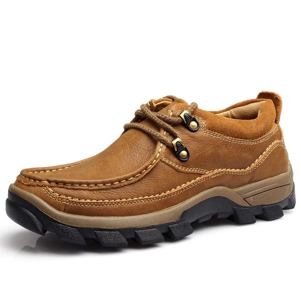 genuine leather men's shoes 2019 autumn winter casual waterproof work shoes outdoor rubber lace-up oxfords chaussure homme, Black
genuine leather men's shoes 2019 autumn winter casual waterproof work shoes outdoor rubber lace-up oxfords chaussure homme, Black