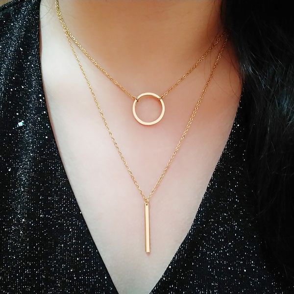 cacana stainless steel necklace new fashion stick pendant necklace women holiday jewelry wholesale, Silver
cacana stainless steel necklace new fashion stick pendant necklace women holiday jewelry wholesale, Silver