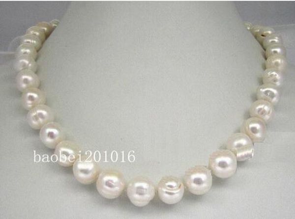 great 10-11mm south sea genuine white pearl necklace 18 inch necklace, Silver
great 10-11mm south sea genuine white pearl necklace 18 inch necklace, Silver