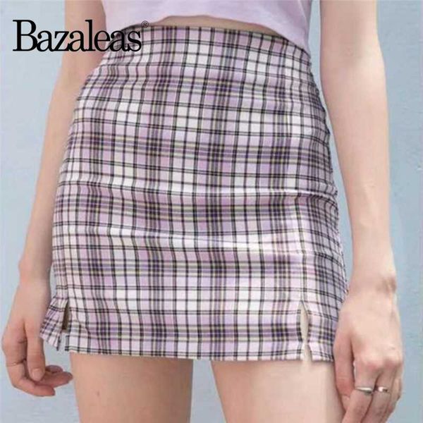 bazaleas basic tartan purple green print short skirts double split women skirts chic a line mini skirt vintage casual, Black
bazaleas basic tartan purple green print short skirts double split women skirts chic a line mini skirt vintage casual, Black
