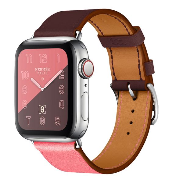 double color swift genuine leather watch band for 40mm 44mm series 4 iwatch strap belt 38mm 42mm seires 3 2 1 i382, Black;brown
double color swift genuine leather watch band for 40mm 44mm series 4 iwatch strap belt 38mm 42mm seires 3 2 1 i382, Black;brown