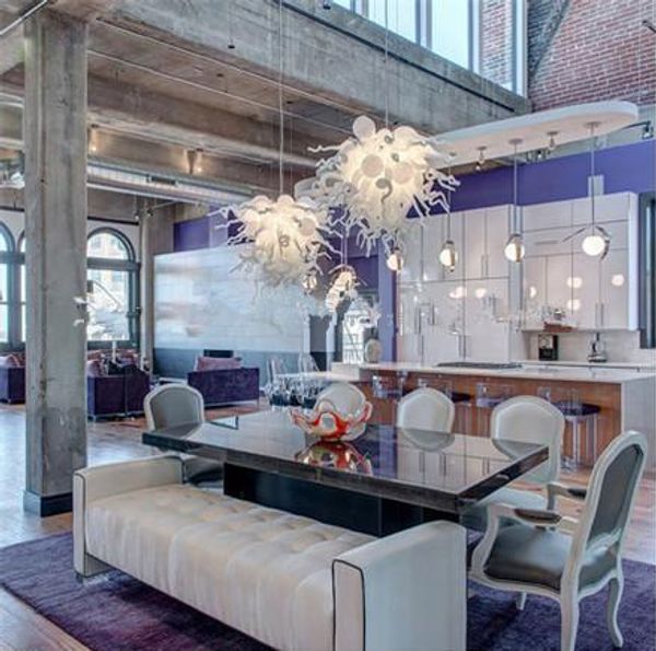 luxury pretty chandelier modern art decor pendant light murano style hand blown murano glass l white chandelier lighting
