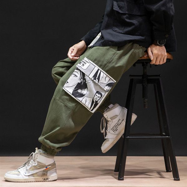 2020 spring overalls men's loose all matching students korean style of the trend of large size casual pants harlan beam pants, Black
2020 spring overalls men's loose all matching students korean style of the trend of large size casual pants harlan beam pants, Black