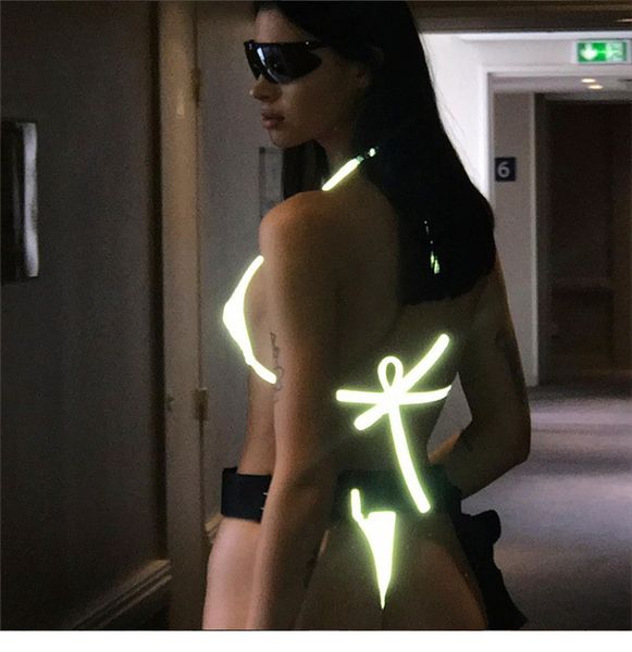 reflective bikini solid silver thong brazilian biquini micro two piece swimwear bikini sets mini shinny glowing women beachwear, Black
reflective bikini solid silver thong brazilian biquini micro two piece swimwear bikini sets mini shinny glowing women beachwear, Black