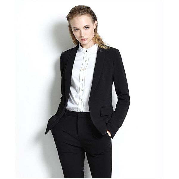 womens business suits office uniform designs women trouser suit slim fit formal pant suits for weddings tuxedo, White;black
womens business suits office uniform designs women trouser suit slim fit formal pant suits for weddings tuxedo, White;black