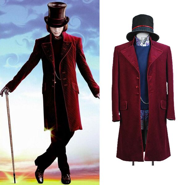 charlie and the chocolate factory willy wonka johnny depp cosplay costume suit, Black
charlie and the chocolate factory willy wonka johnny depp cosplay costume suit, Black