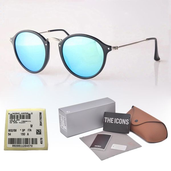 11 Colors Classic Round Sunglasses Men Women Brand Designer Eyewear Glasses Mirrored glass lens Sun glasses uv400 Goggle with cases and box
11 Colors Classic Round Sunglasses Men Women Brand Designer Eyewear Glasses Mirrored glass lens Sun glasses uv400 Goggle with cases and box