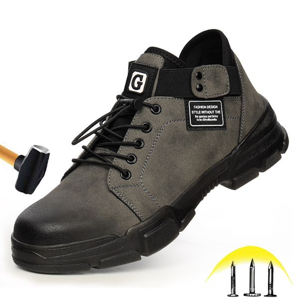 fashion safety work shoes anti-smashing steel toe shoes lightweight breathable anti-piercing soft bottom men casual sports, Black
fashion safety work shoes anti-smashing steel toe shoes lightweight breathable anti-piercing soft bottom men casual sports, Black