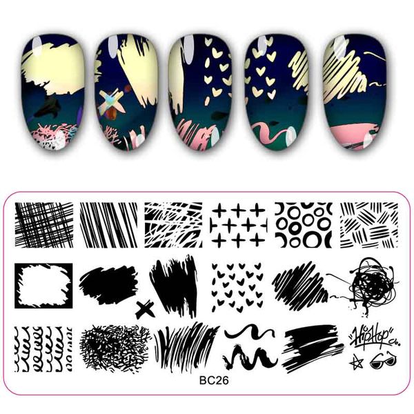 1 pc abstract animal pattern stamping template geometry line design 6*12cm nail plate printer nail image plate, White
1 pc abstract animal pattern stamping template geometry line design 6*12cm nail plate printer nail image plate, White