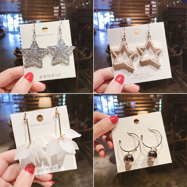 faceins fashion long tassel earrings for women statement earring asymmetry star ring earrings female cute ear rings jewerly, Silver
faceins fashion long tassel earrings for women statement earring asymmetry star ring earrings female cute ear rings jewerly, Silver