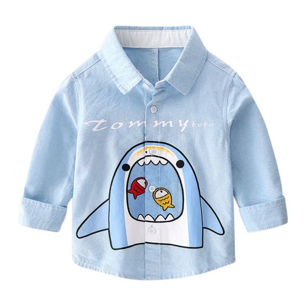 Baby Boys Long Sleeve Cartoon Shark Print Shirts Kids Tops Casual Tees Shirts for boys Autumn Toddler Boy Shirts
Baby Boys Long Sleeve Cartoon Shark Print Shirts Kids Tops Casual Tees Shirts for boys Autumn Toddler Boy Shirts