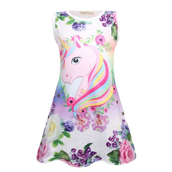 girls unicorn dress 2019 kids one-piece dresses for girls girl night dress kids summer casual clothes for 110-150, Red;yellow
girls unicorn dress 2019 kids one-piece dresses for girls girl night dress kids summer casual clothes for 110-150, Red;yellow