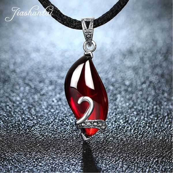 jiashuntai retro red garnet gemstone 100% 925 silver sterling pendant necklace silver jewelry for women fashion
jiashuntai retro red garnet gemstone 100% 925 silver sterling pendant necklace silver jewelry for women fashion