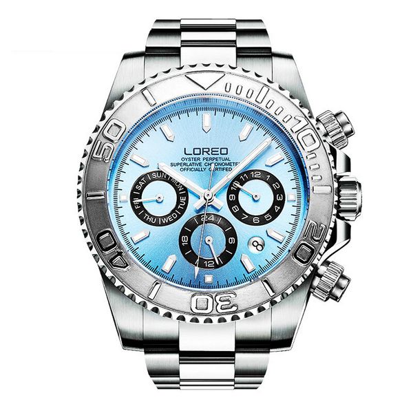 loreo mens sport multifunction dial steel band luminous 200m waterproof automatic mechanical wrist watches with month,week,date, Slivery;brown
loreo mens sport multifunction dial steel band luminous 200m waterproof automatic mechanical wrist watches with month,week,date, Slivery;brown