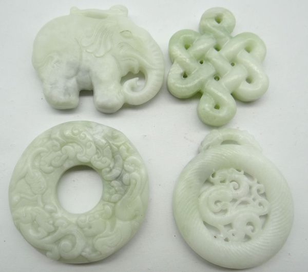 wholesale natural stone chinese white black green stone hand-carved amulet pendant for diy jewelry making necklace accessories, Silver
wholesale natural stone chinese white black green stone hand-carved amulet pendant for diy jewelry making necklace accessories, Silver