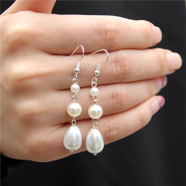 fashion irregular geometrical pearl drop earring for girls korean freshwater pearl earrings long earrings jewelry for women, Silver
fashion irregular geometrical pearl drop earring for girls korean freshwater pearl earrings long earrings jewelry for women, Silver
