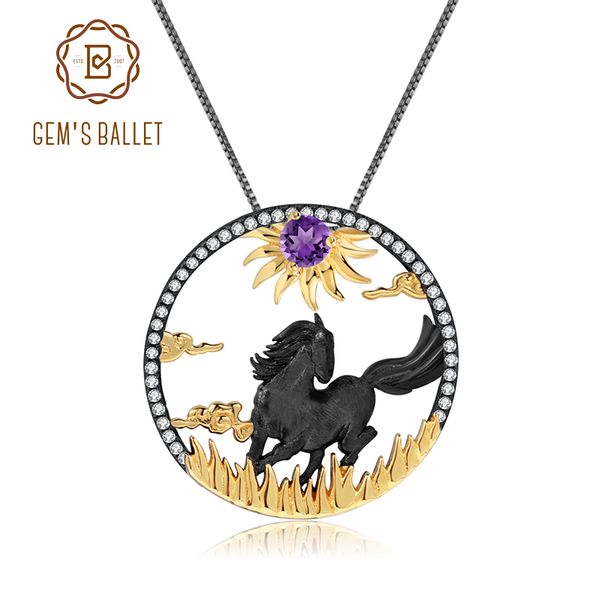 gem's ballet natural amethyst zodiac jewelry 925 sterling silver handmade sun &pentium horse gemstone pendant necklace for women
gem's ballet natural amethyst zodiac jewelry 925 sterling silver handmade sun &pentium horse gemstone pendant necklace for women