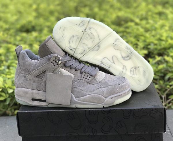 cool grey white man basketball designer shoes limited edition iv suede collaboration fashion trainers come with box, White;red
cool grey white man basketball designer shoes limited edition iv suede collaboration fashion trainers come with box, White;red