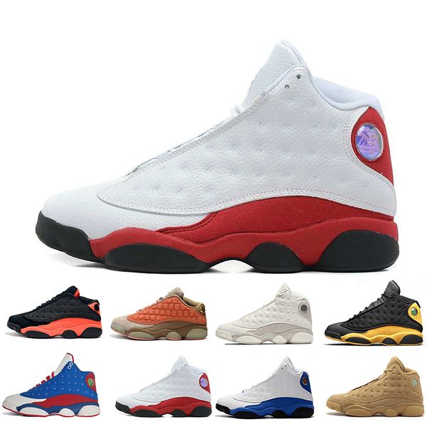 13 13s cap and gown men women basketball shoes atmosphere grey terracotta blush black flints wheat sports sneakers designer trainers, White;red
13 13s cap and gown men women basketball shoes atmosphere grey terracotta blush black flints wheat sports sneakers designer trainers, White;red