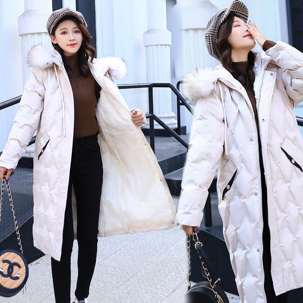 2019 winter women down cotton jacket parkas coats fur collar hooded thicken warm female plus size loose parka outerwear clothes, Black
2019 winter women down cotton jacket parkas coats fur collar hooded thicken warm female plus size loose parka outerwear clothes, Black