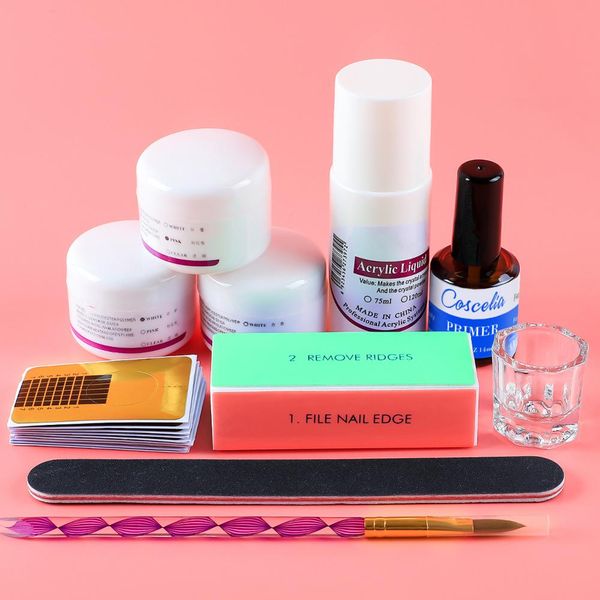 acrylic nail art kit manicure set nail art brush tool kit for beginners false tips crystal powder builder acrylic pen
acrylic nail art kit manicure set nail art brush tool kit for beginners false tips crystal powder builder acrylic pen