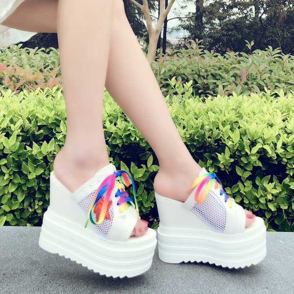 2020 new slope with thick bottom female slippers summer fashion with high-heeled muffin bottom anti-slip sandals and slippers, Black
2020 new slope with thick bottom female slippers summer fashion with high-heeled muffin bottom anti-slip sandals and slippers, Black