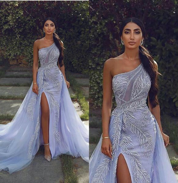 2020 lavender mermaid evening dresses with detachable skirt lace appliqued beads prom dress sweep train cocktail party wear formal gowns, Black;red
2020 lavender mermaid evening dresses with detachable skirt lace appliqued beads prom dress sweep train cocktail party wear formal gowns, Black;red