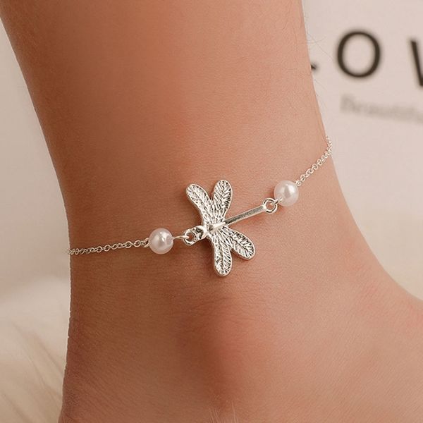 4 styles new boho dragonfly pendant anklets for women shell moon pearls charms anklet bracelets foot jewelry drop shipping, Red;blue 
4 styles new boho dragonfly pendant anklets for women shell moon pearls charms anklet bracelets foot jewelry drop shipping, Red;blue