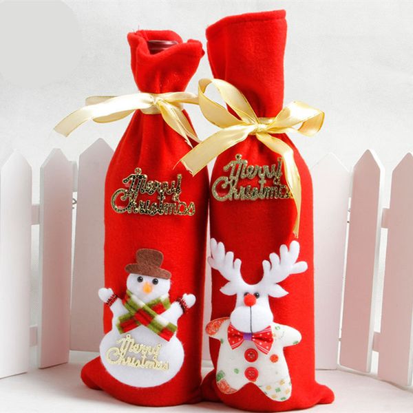 christmas decorations for home wine bottle bow santa clause elk bear wine bottle cover bag xmas dinner party dinner table decor
christmas decorations for home wine bottle bow santa clause elk bear wine bottle cover bag xmas dinner party dinner table decor
