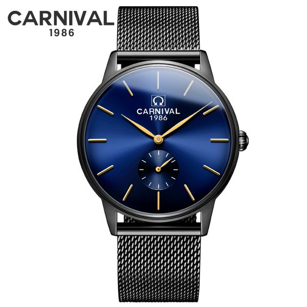 relogio masculino carnival watch men fashion waterproof simple stainless steel quartz wrist watches clock man saat, Slivery;brown
relogio masculino carnival watch men fashion waterproof simple stainless steel quartz wrist watches clock man saat, Slivery;brown