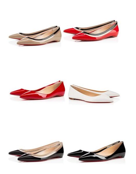 2019 new pointed toe women red bottom paulina pvc patent leather women's flat shoes ballerine party wedding toe pumps, Black
2019 new pointed toe women red bottom paulina pvc patent leather women's flat shoes ballerine party wedding toe pumps, Black