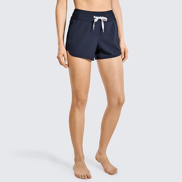 women's mid-rise quick dry casual beach shorts elastic waist drawstring comfy board shorts with pockets-4 inches, Black;blue
women's mid-rise quick dry casual beach shorts elastic waist drawstring comfy board shorts with pockets-4 inches, Black;blue