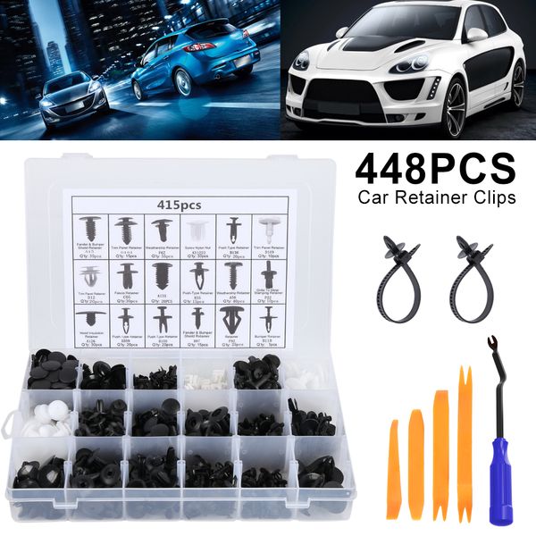 448pcs/set universal car clips auto retainer fastener set remover kit with box interior accessories tool
448pcs/set universal car clips auto retainer fastener set remover kit with box interior accessories tool
