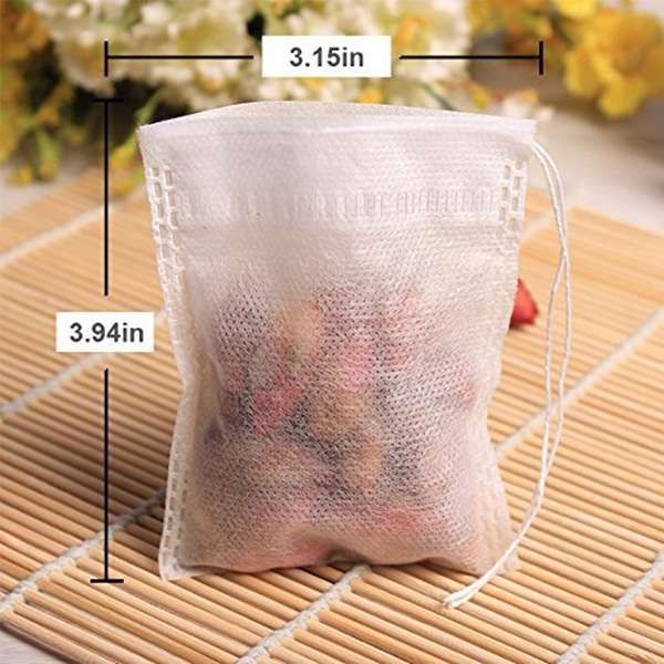 300pcs tea filter bags, disposable empty loose leaf infuser, safety and environmental food-grade drawstring ba
300pcs tea filter bags, disposable empty loose leaf infuser, safety and environmental food-grade drawstring ba