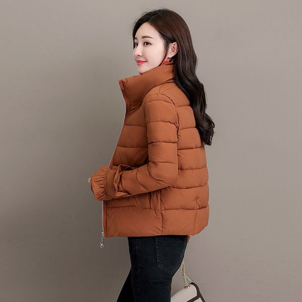 new jacket female winter short thick cotton jacket slim anti-season down cotton women's bread, Black
new jacket female winter short thick cotton jacket slim anti-season down cotton women's bread, Black