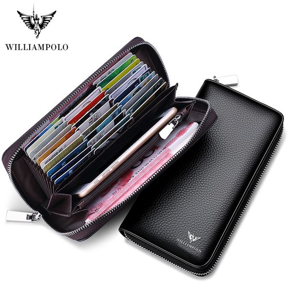 mens holder cow leather long clutch bags williampolo phone business card checkbook organizer wallet fashion zipper, Red;black
mens holder cow leather long clutch bags williampolo phone business card checkbook organizer wallet fashion zipper, Red;black