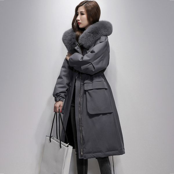 women jacket coat fur winter long parka woman quilted coat female warm outwear plus size fashion women's white duck down jacket, Black
women jacket coat fur winter long parka woman quilted coat female warm outwear plus size fashion women's white duck down jacket, Black