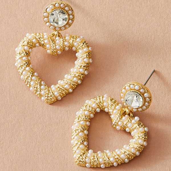 lexie diary 2020 new retro geometric with pearl and love heart shaped alloy earrings, Golden;silver
lexie diary 2020 new retro geometric with pearl and love heart shaped alloy earrings, Golden;silver