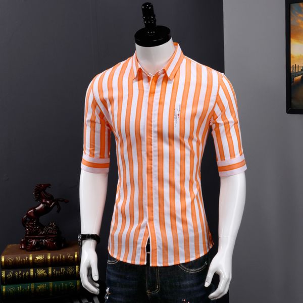 mens striped shirts cotton 100% slim fit dress shirt summer half sleeve fashion korean style size l xl xxl xxxl, White;black
mens striped shirts cotton 100% slim fit dress shirt summer half sleeve fashion korean style size l xl xxl xxxl, White;black