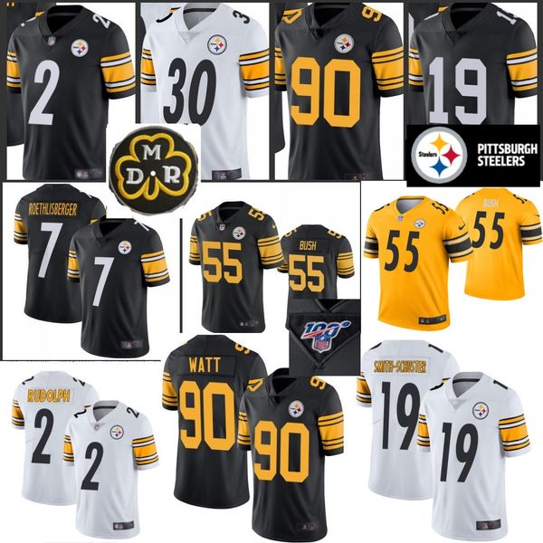 100th 55 devin bush rudolph 39 minkah fitzpatrick 19 juju smith-schuster pittsburgh t.j. watt steeler james conner villanueva roethlisberger, Black;red
100th 55 devin bush rudolph 39 minkah fitzpatrick 19 juju smith-schuster pittsburgh t.j. watt steeler james conner villanueva roethlisberger, Black;red