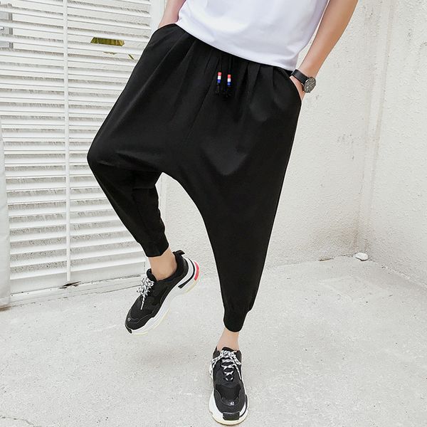 men pants loose cross-pant baggy harem pants loose fitness low drop crotch trousers dance hombre hiphop sweatpants, Black
men pants loose cross-pant baggy harem pants loose fitness low drop crotch trousers dance hombre hiphop sweatpants, Black